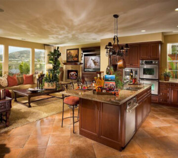 Kitchen And Living Room